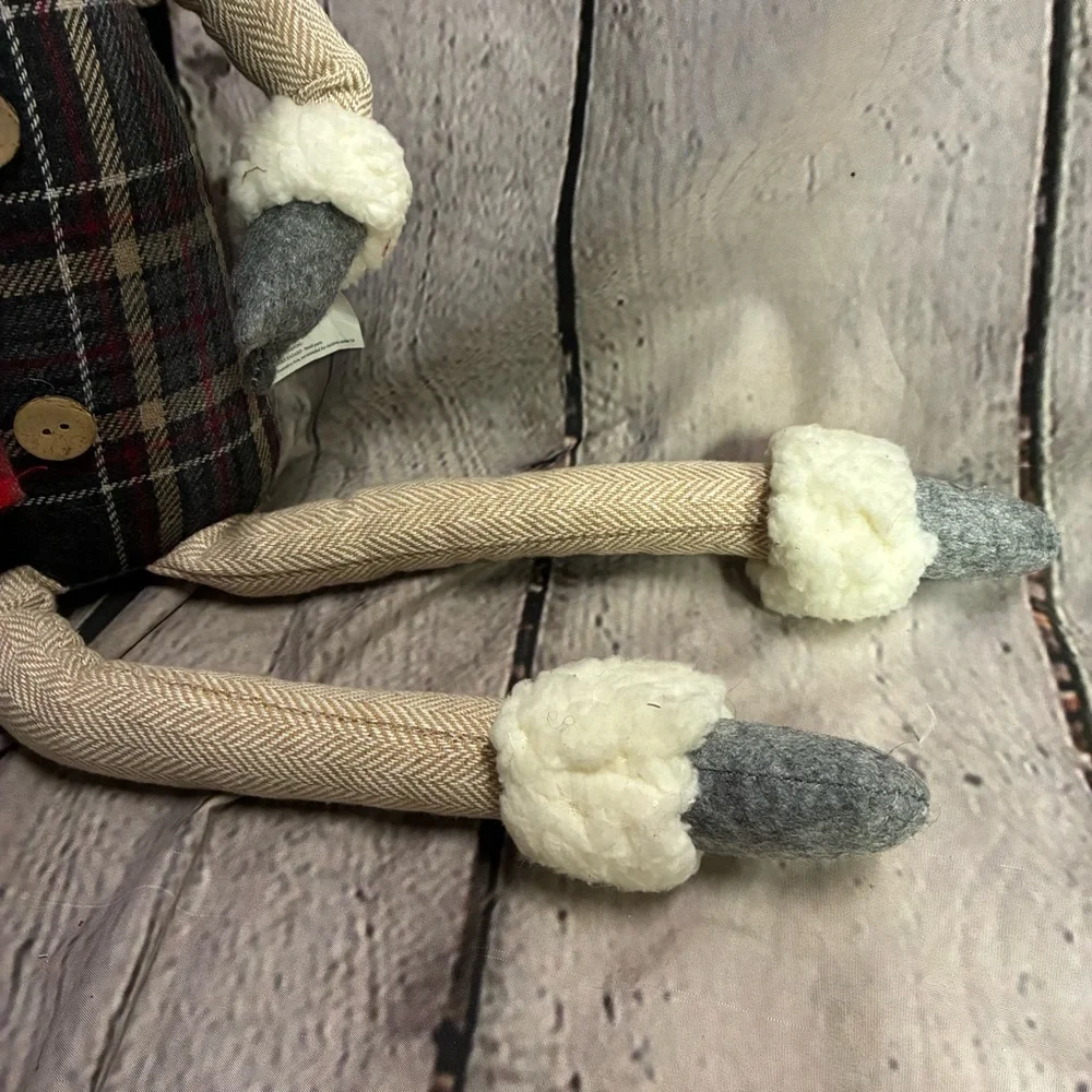 5/$20 Christmas Winter Moose Stuffed Shelf Sitter Holiday Decor‎ GUC